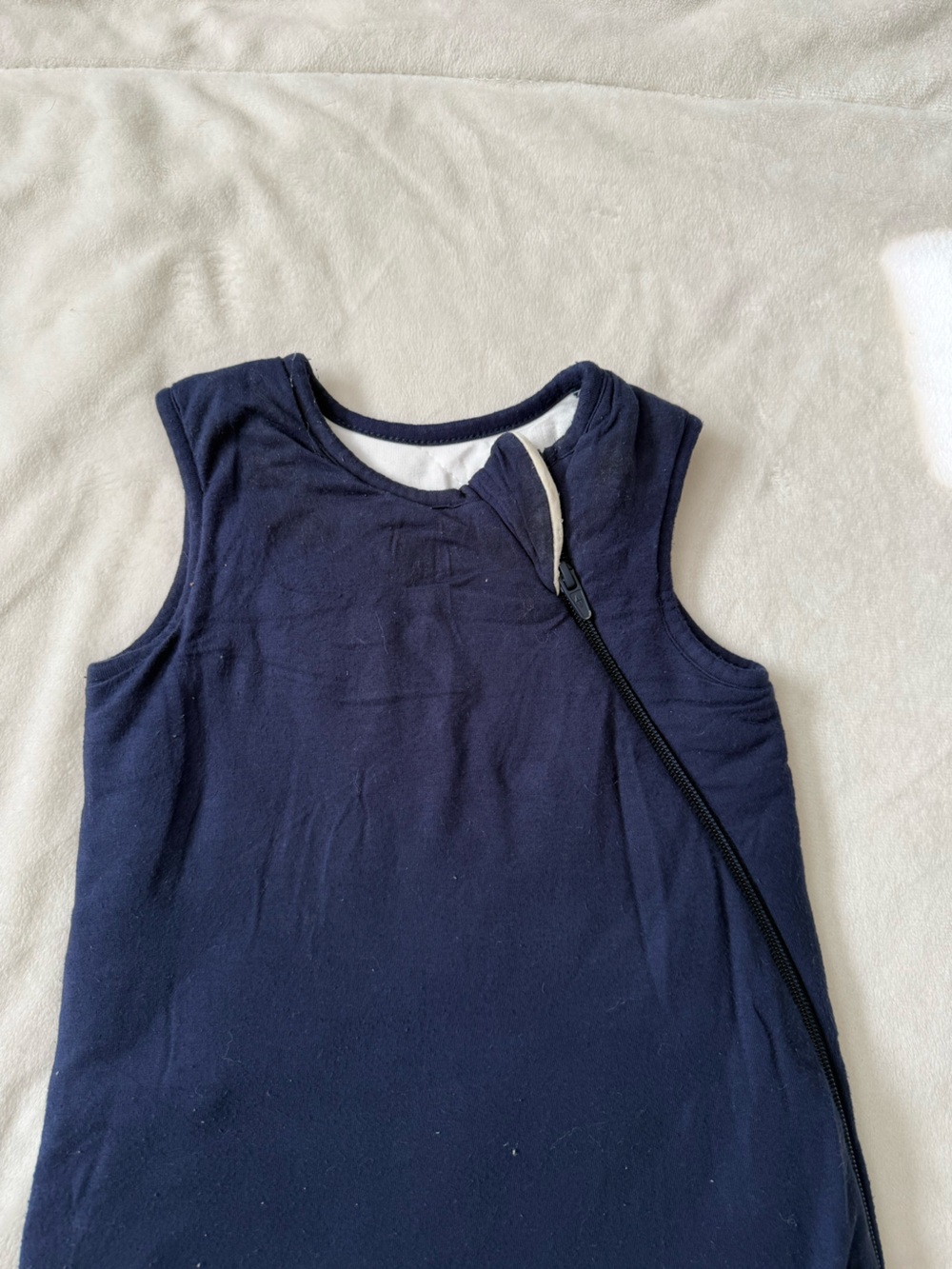 Kyte Baby Navy Sleeveless Zip Sleep Sack